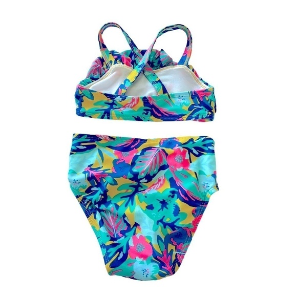 CAT & Jack Toddler Bikini Bathing Suit Floral - Picture 4 of 7